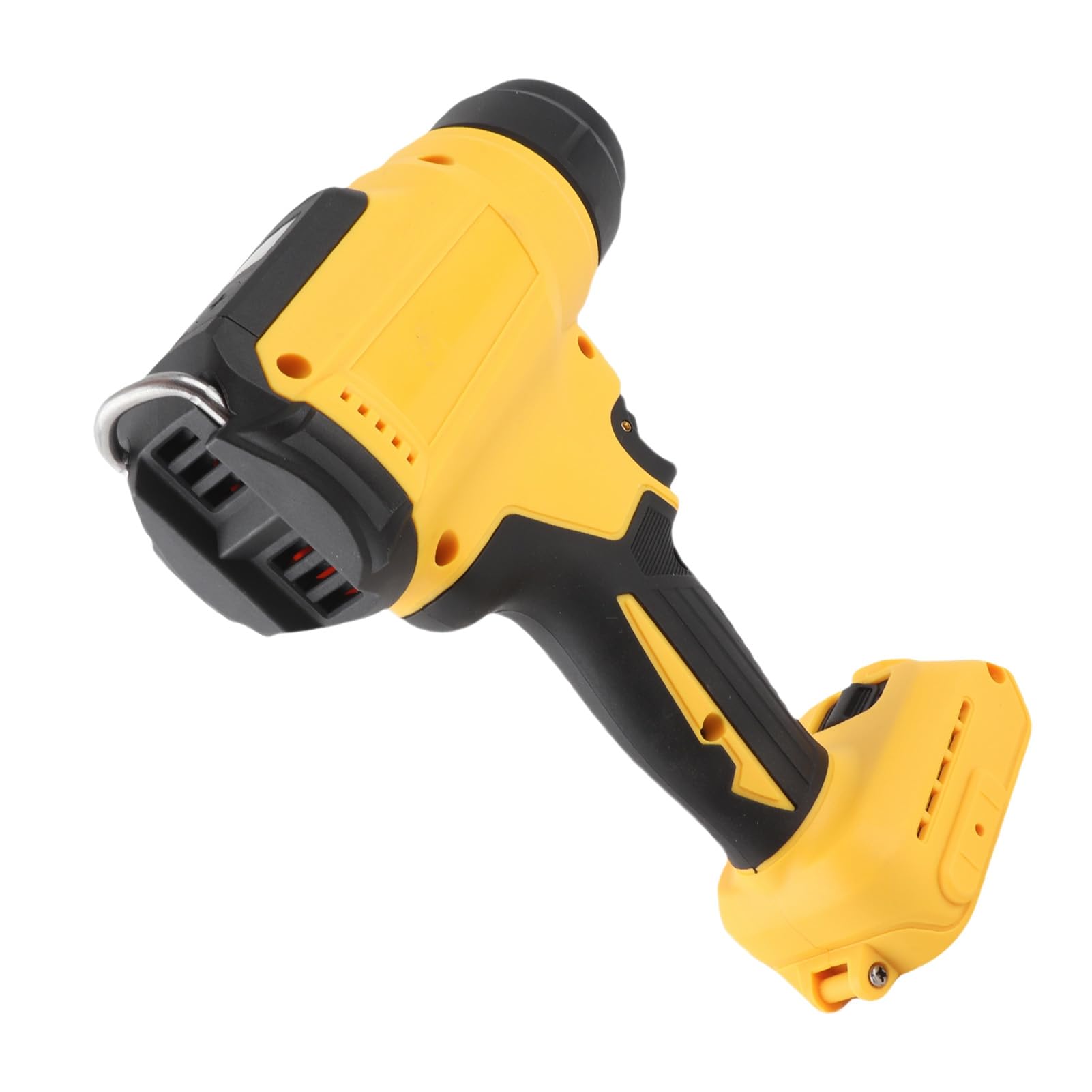 FTVOGUE Pistola de Calor Inalámbrica Pistola de Aire Caliente con Pantalla LED Núcleo de Calefacción de Cerámica 300 W 86 a 1022 Grados F Calefacción de 3 Segundos para Manualidades, Reparaciones
