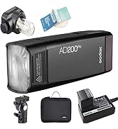 Godox AD100Pro II – Flash Tascabile Da 100W Con TTL, HSS 1/8000s E Ricarica USB-C Per Sony, Canon, Nikon, Fuji, Olympus, Pentax, Leica