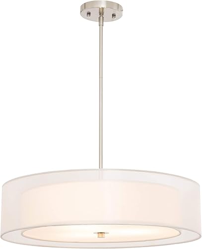 CO-Z  Candelabro con 3 luces de doble tambor convertible, lámpara de techo para isla de cocina, mesa de comedor, dormitorio, barra de bar,