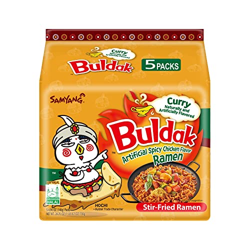 Image of Samyang Hot chicken stir fried ramen noodle (Curry 10 pk)