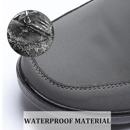 Women's Warm Fur Lining Winter Snow Boots with Side Zipper Lightweight Non-Slip Thickening Outdoor Flat Boots for Cold Weather2