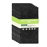 6 Pack Universal Coconut Filters for Diaper Pail/Trash Can Activated Carbon Filter,Stick-On Diaper Pail Carbon Filters,Garbage Cans Coconut Filter Replacement
