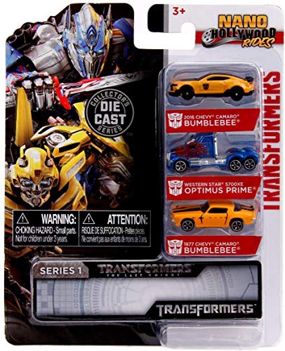 Set de 3 Autos Nano Transformers Jada Toys