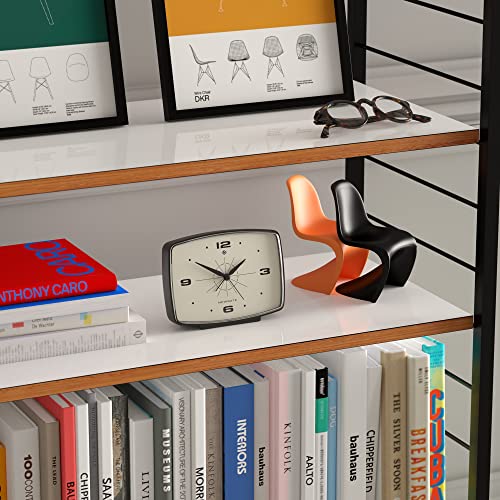 Newgate® Brooklyn alarm clock, Matt Black, 10.5 x 14 x 5.5 cm - Image 3