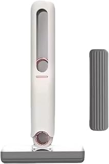 CUSROS Mopa de esponja para limpieza de pisos, cocina, baño, trapeadores cortos, color blanco