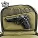 Mastiff Outdoor Black Tactical Pistol Handgun Case Tool Bag Hunting Shooting Range Magazine Pouch No-Logo