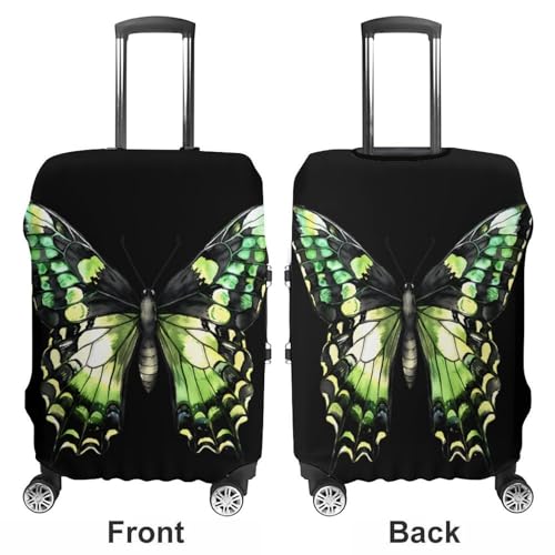 Colorful Elegant Swallowtail Butterflys Luggage Covers Washable Travel Suitcase Cover Elastic Baggage Protector3