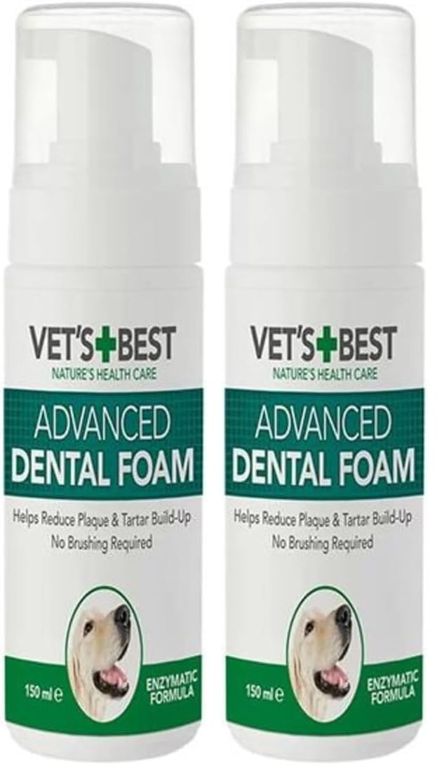 Vet's Best Köpek Ağız Bakım Köpüğü 150 ml (2 paketi)