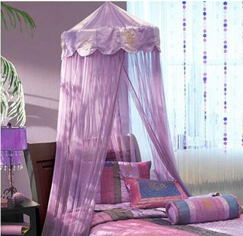 Bacati - Jaipuri Purple & Pink Floor Pillow 26 inch Round