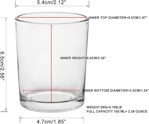 Miniatura 2 de Juego de 36 portavelas de cristal de mercurio transparente, elegantes portavelas votivos para bodas, duchas y decoración del hogar, perfectos para
