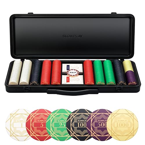 Slowplay Nash Ceramic Poker Chips Set