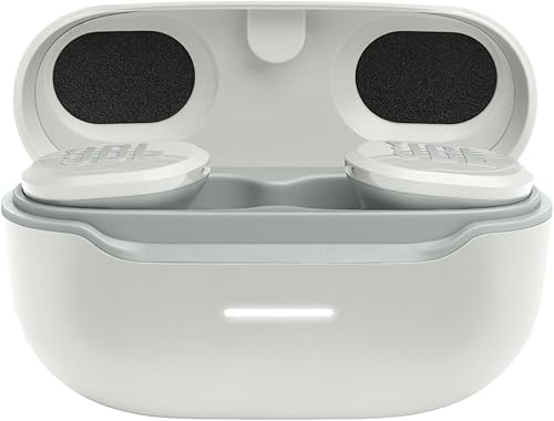 Miniatura 9 de JBL Endurance Race TWS - Auriculares deportivos inalámbricos resistentes al agua, sonido JBL Pure Bass, hasta 30 horas de duración de batería, IP67