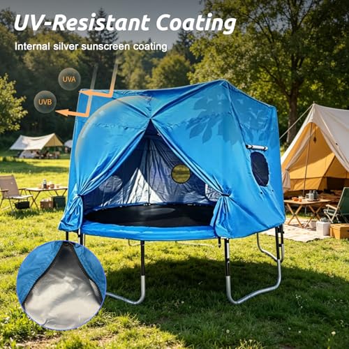 Housse de tente de trampoline 2,4m imperméable avec fenêtres - 4