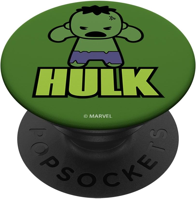 Marvel Hulk The Incredibly Cute Kawaii Pose PopSockets MagSafe PopGrip for iPhone