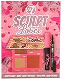 W7 Sculpt Love, Sculpt Power, More Lash Mascara, Extra Fine Liquid Eyeliner Set, Pink