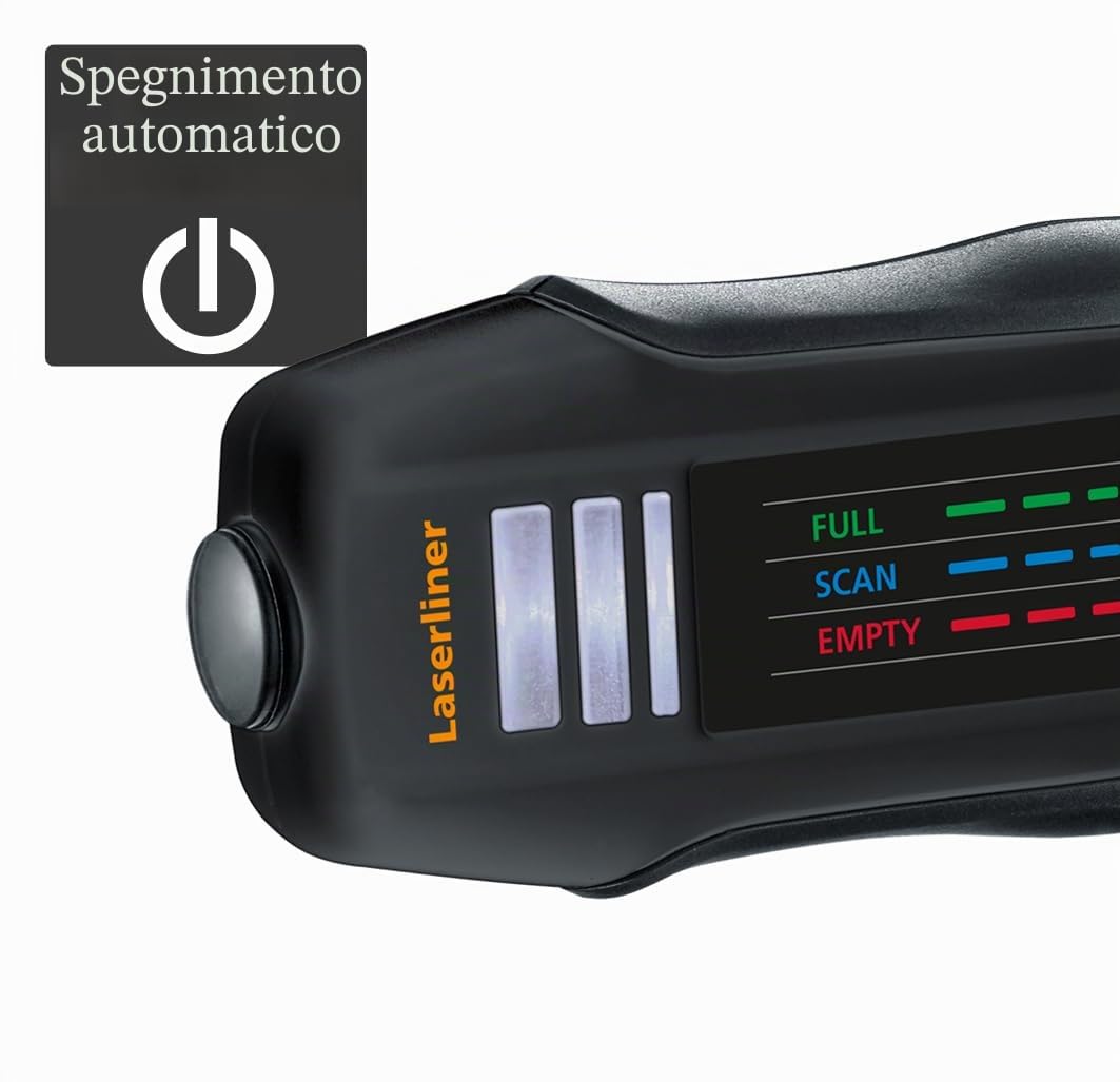 Laserliner Misuratore per bombole di gas, indicatore di livello, GasCheck, tester di livello del gas per bombole in acciaio GPL da 5 kg e 11 kg, ideale per campeggio, barbecue, riscaldatori radianti