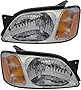 JP Auto Compatible with Subaru Legacy 2000 2001 2002 2003 2004/Baja 2003 04 05 2006 L Headlights Lamps Set Halogen Driver and Passenger Side