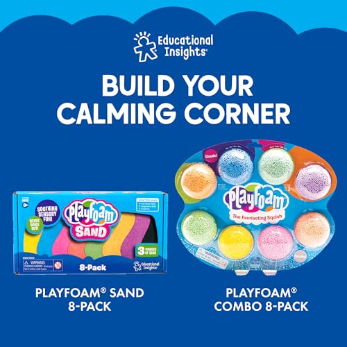 Educational Insights Playfoam® Sand Sensory Spheres - Relaxing Zen Garden Kits for Calm Down Corner or Desk, Anxiety Tools and Meditation Sets for Kids & Adults, Stress Relief Toys, Ages 5+ - Image 7