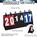 Yeaqee 2 Pcs Portable Score Keeper with Storage Bag Flip Basketball Scoreboard Tabletop Scoreboard Flipper for Indoor Outdoor Sports Match P. E Classroom Activities Game (17.3 x 10.2 Inches)