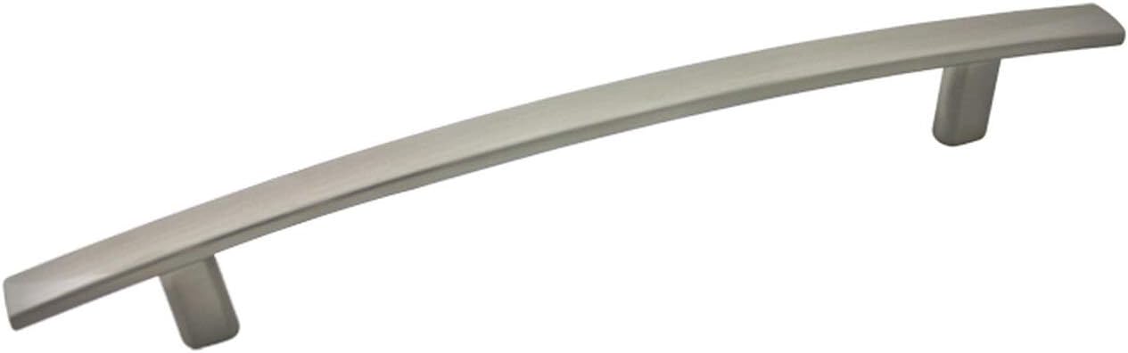 10 Pack - Cosmas 2363-224SN Satin Nickel Subtle Arch Cabinet Hardware Handle Pull - 8-7/8" (224mm) Hole Centers