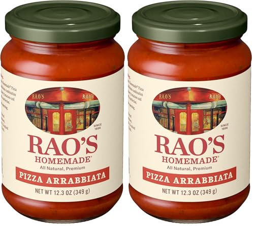 Image of Rao's Homemade Arrabbiata Pizza Sauce Made with Italian Tomatoes, 12.3 oz (Pack of 2)