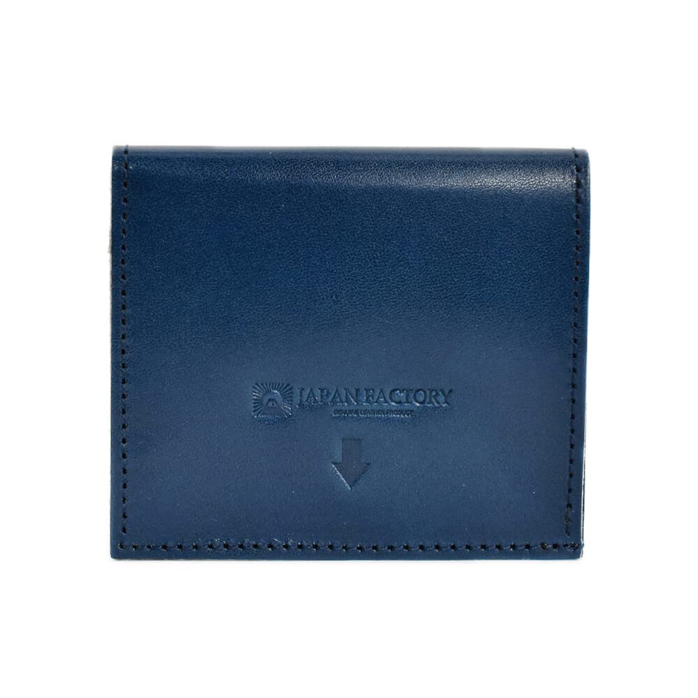 Moldi Tochigi Leather Mini Wallet Bifold Compact Wallet, NAVY : Clothing, Shoes & Jewelry