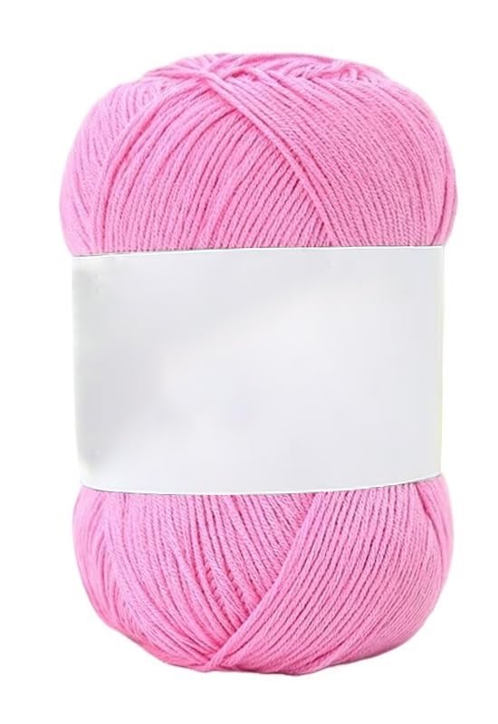 Fil de coton pour crochet, lot de 5 rouleaux de 50g et 3 épaisseurs de 1mm pour loisirs créatifs