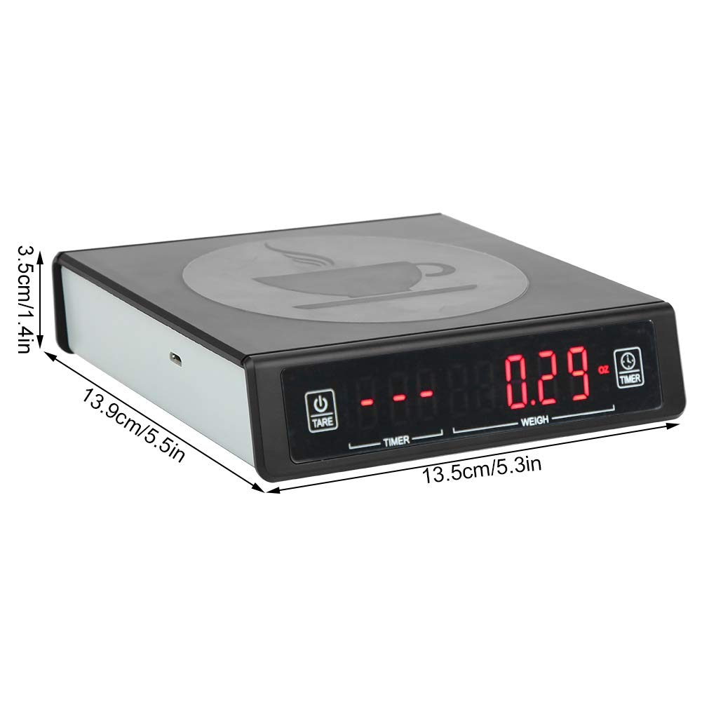 Waga do kawy, elektroniczna waga kuchenna Elektroniczna waga do pieczenia Wagi kuchenne Cyfrowa waga Abs Elementy elektroniczne do ważenia w kuchni Double the comfort