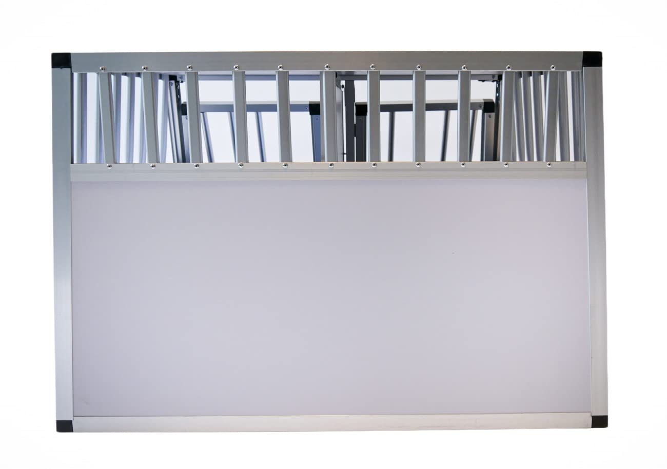 Doghead Trasportino per cani in alluminio, 95 x 75 x 63 EG Comfort, trasportino per cani