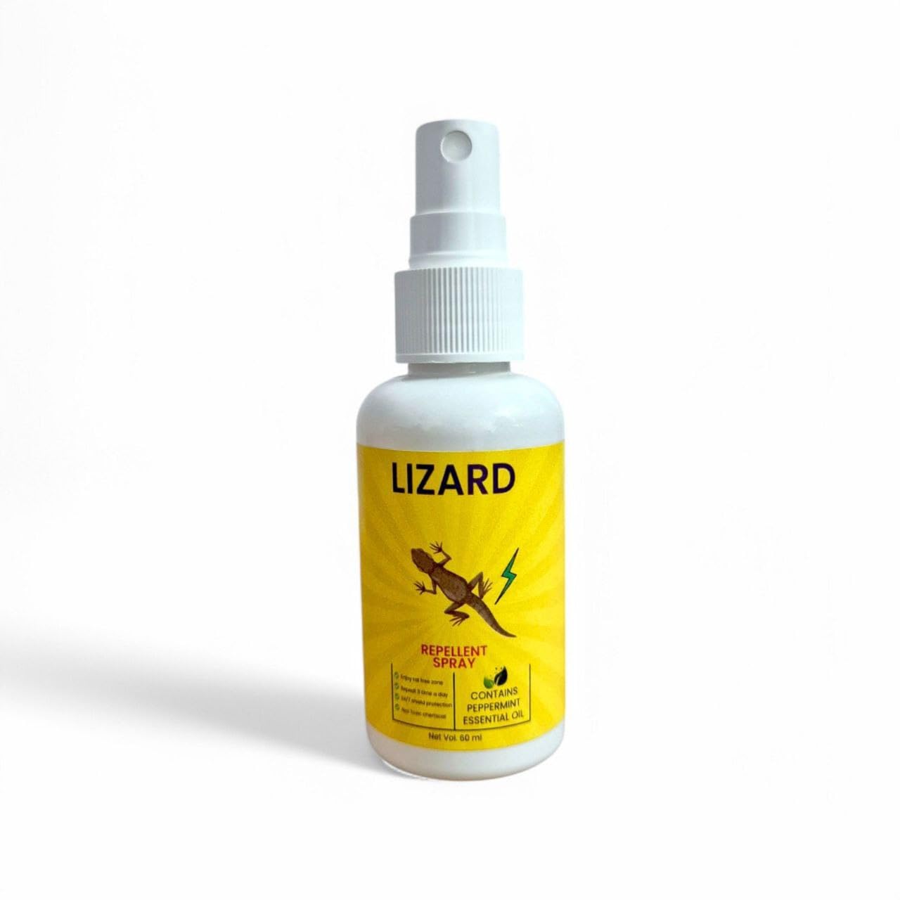 Lizard Repellent Spray 60ml | Peppermint Essential Oil Based Anti Lizard Spray for Home | Natural Fresh Fragrance | Indoor Use for Kitchen, Bedroom, Bathroom & Balcony-image-42