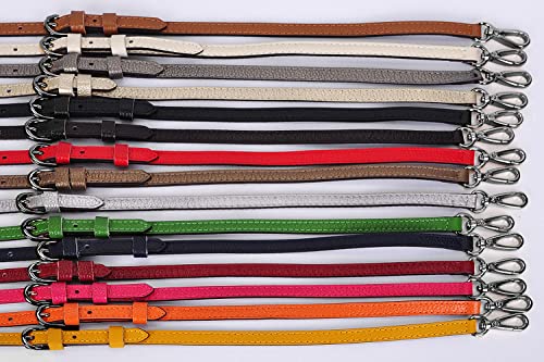 Image of LIVE UP Full Grain Purse Strap Genuine Leather Replacement for Cross Body Bag Handbags