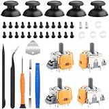 4Pack Sticks für PS5 TMR Elektromagnetischer Joystick Kompatibel mit PlayStation 5 PS5 Stick Drift Controller mit Thumbsticks Ersatzteile