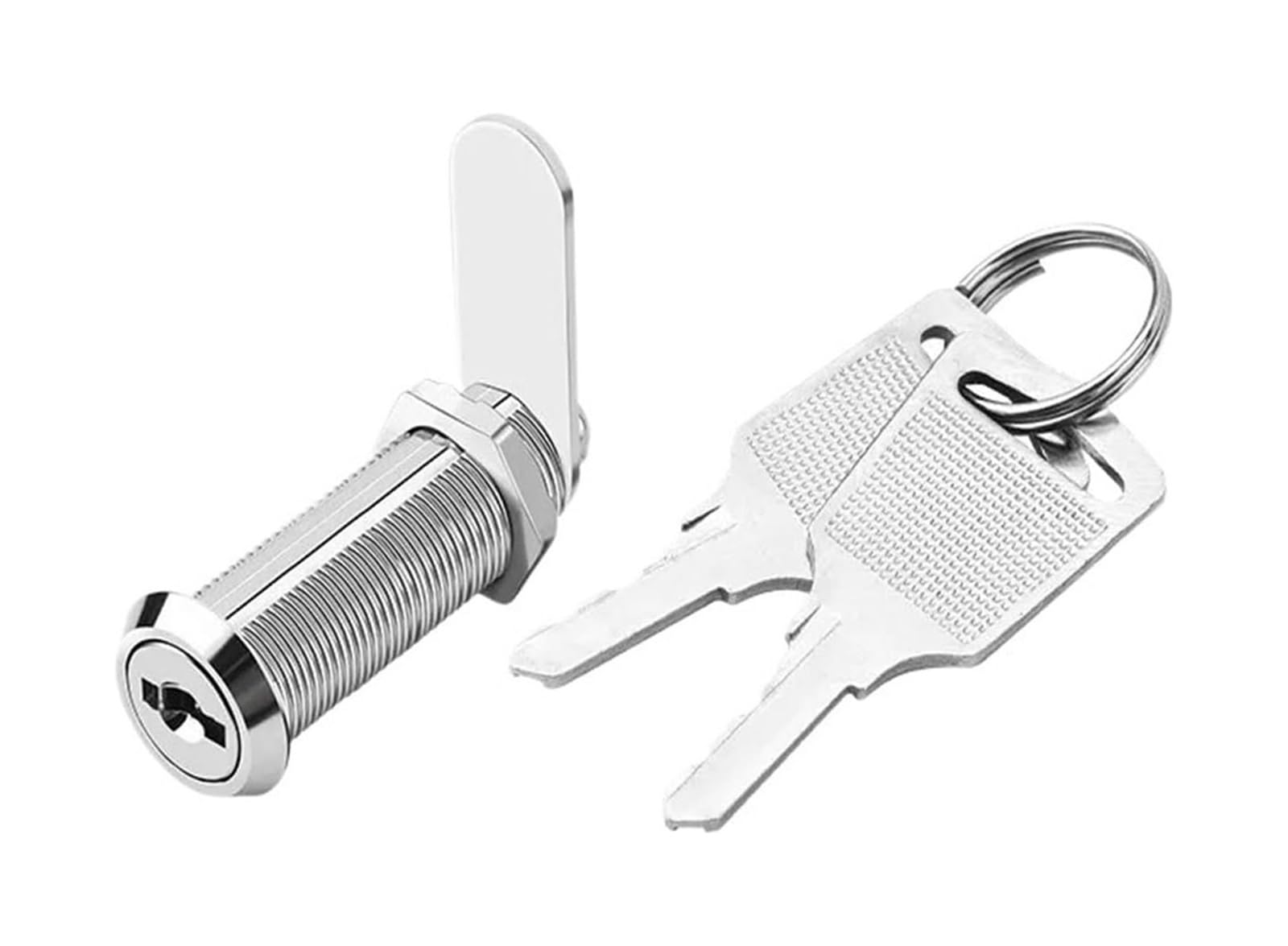 Zamki Do Szafek Ze Stopu Aluminium Z Kluczami | 16-30mm 5 szt. do szafki z szufladami Skrzynka na listy Skrzynka narzędziowa: Dostęp zamykany na klucz(5PCS 30mm)