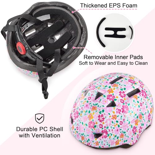 Image of Toddler Helmet, Baby Infant Kids Bike Helmet for Kids Age 1-3 /2-4 /3-5 /5-8 Adjustable Toddler Bike Helmets for Boys Girls for Scooter Skateboard Cycling