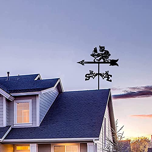 Girouette météo extérieur, support de jardin et indicateur de direction du vent - 7