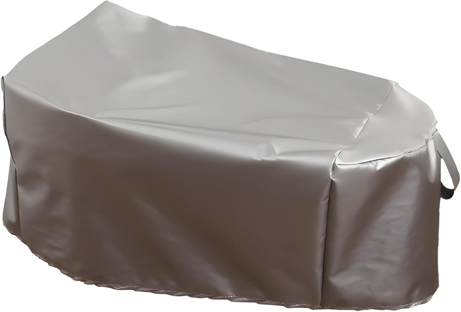 Waterproof Toilet Cover, Easy Clean Polyester, Silver Dustproof Tank Cover For Smart Toilets, Full Protection, Split Design, 15.7 In / 40 Cm