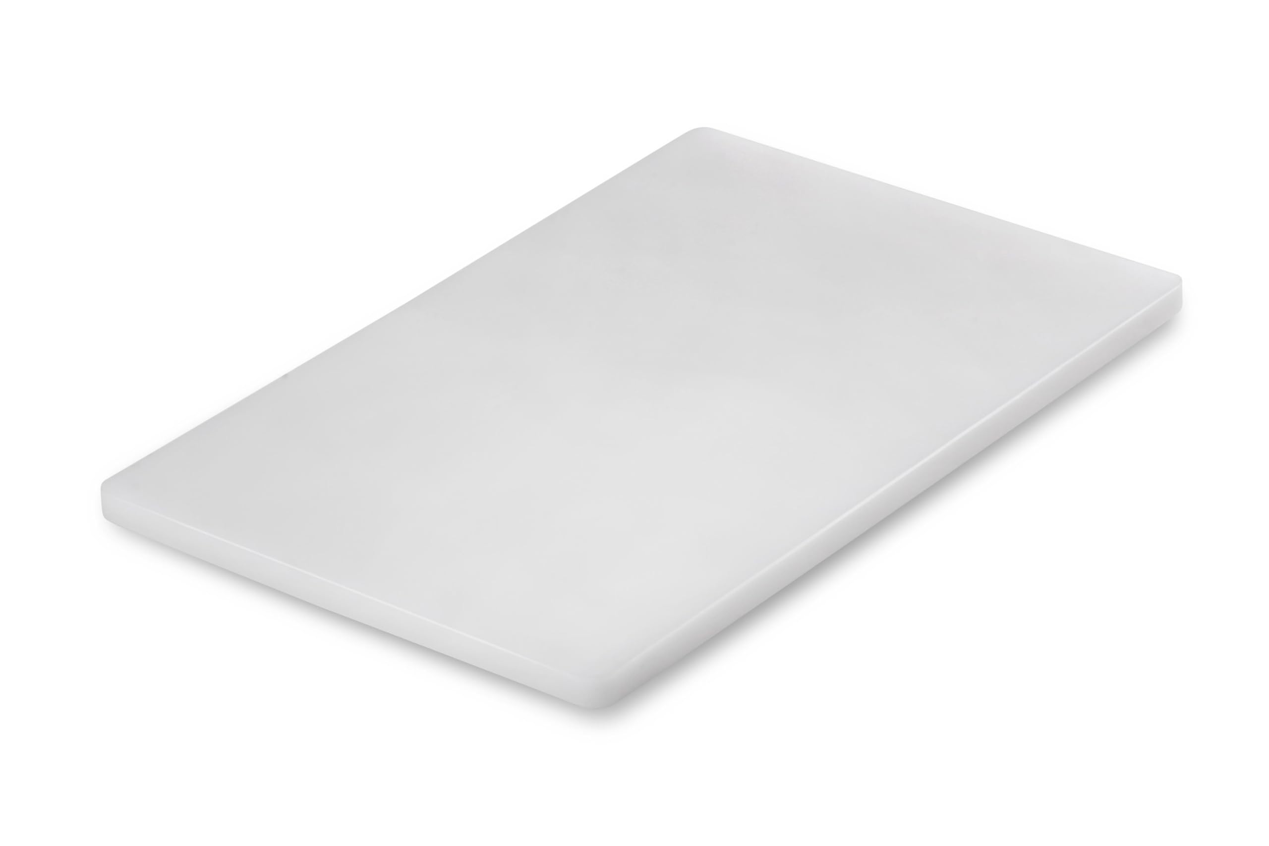 METRO Professional Tabla de cortar blanca de polietileno de alta densidad (HDPE), 60 x 40 cm, higiénica y duradera, para cocina profesional
