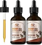 WACHRAY - Hemp Oil for Dogs and Cats - Pet Hemp Calming Drops for Anxiety Stress Relax Sleep Aggress