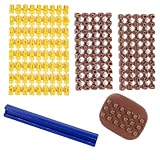 Riven Ein Satz Englisches Alphanumerisches Symbolsiegel, Keksform, Keramische Polymer-Ton-Werkzeuge, Kleine Presse Fondantform