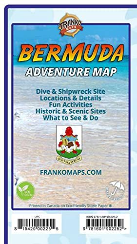 Franko Maps Ltd.Bermuda Adventure & Dive Map