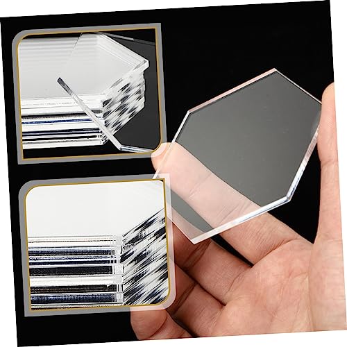 Alipis 10stücke Acryl-zeichenbrett Acryl-dekorationsbrett -diy-brett Kunststoff-zeichenbrett Transparent Waschbar Einfach Zu Bedienen Für Malerei Und Dekoration