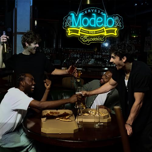 Image of Beer Neon Sign for Wall Decor Dimmable Neon Light Up Sign for Man Cave Model Led Business Signs Suitable for Bar Home Bar Store Bistro Party Club Restaurant Bedroom Size16.53 * 10.23(P014)