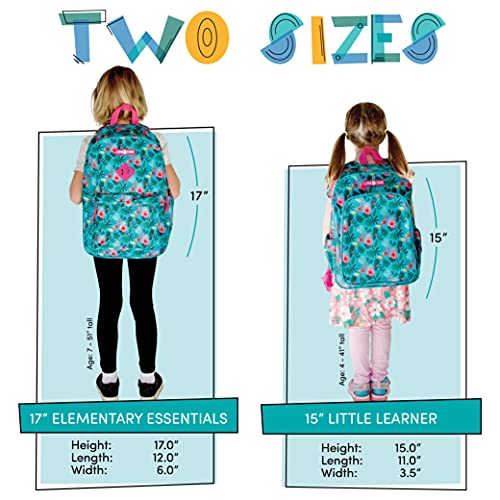 Lone Cone Kids' 15" Backpack For Boys & Girls In Preschool, Kindergarten, Hearts & Rainbows #TOP1