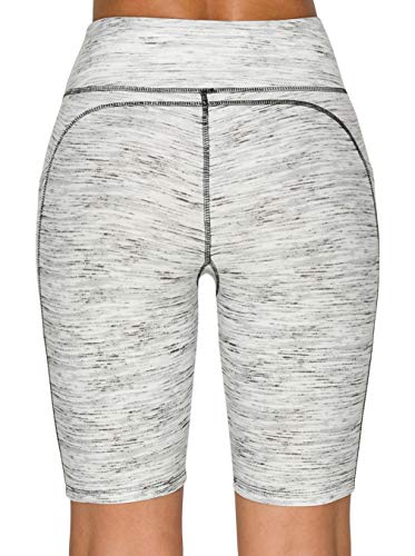 Image of ALWAYS Women's High Waist Bike Shorts - Athletic Workout Tummy Control Stretch Running Yoga Pants