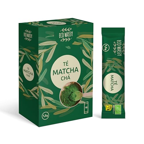 Zertifizierter JAPANISCHER Matcha-Tee. 100 Dosen, zeremonielle Qualität. 100 einzelne Sticks für einfachen Transport. 100% natürliches Matcha-Pulver. Reduzierer, Entgifter und Antioxidans. (100 Stick