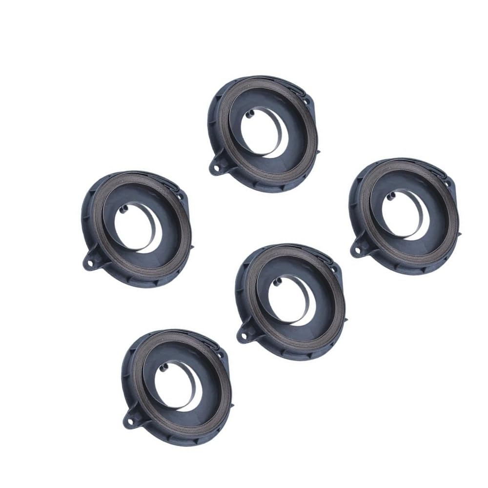 5X Muelles de Retorno de Retroceso compatibles con motosierras 445, 450, 445E, 450E, 455E, 460, 461 y 455. Reemplazo de Pieza Compatible con 537241701.