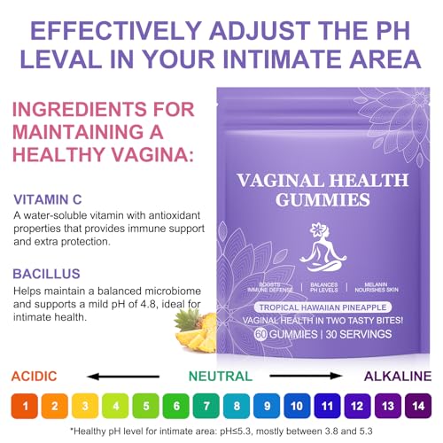 Image of Premium Feminine Balance Gummies,Vital Vaginal Probiotics Source Feminine Gummies,Pineapple Flavor for Women ph,for Women of All Ages - Probiotics for Digestion, Gut Health, Immune Support