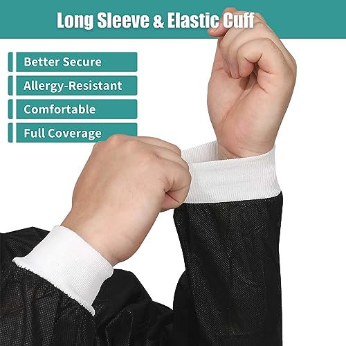 Image of Dental Disposable Lab Coats | Durable SMS 45g Soft Knit Cuffs & Collar With 3 Pockets