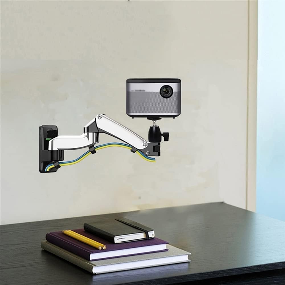 Universal Projector Bracket Household Wall Projector Mount Bracket with Adjustable Height and Extendable Arms Rotating Swivel Mount for Home and Office Projector Adjustable Projector Stand