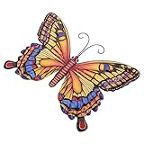 HYTROVE シーアイアン製 蝶の壁飾り 壁掛け装飾 絶妙なディテール シーン吊り下げ装飾 リビング 寝室 オフィス 店舗用